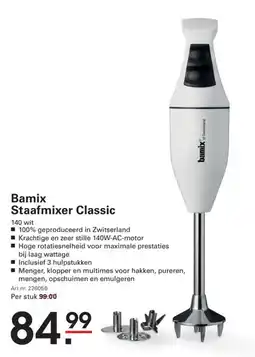 Sligro Bamix Staafmixer Classic aanbieding