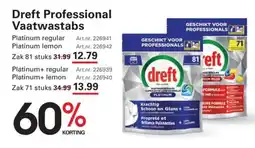 Sligro Dreft Professional Vaatwastabs aanbieding