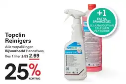 Sligro Topclin Reinigers aanbieding