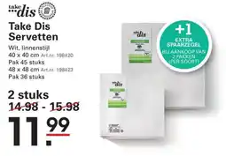 Sligro Take Dis Servetten aanbieding