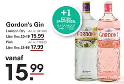 Sligro Gordon's Gin aanbieding
