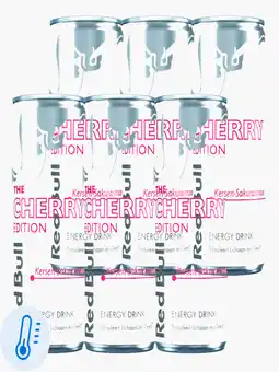 Flink Red Bull Cherry edition 250ml 6x aanbieding