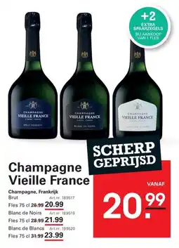 Sligro Champagne Vieille France aanbieding