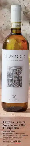 Sligro Fattoria La Torre Vernaccia di San Gimignano aanbieding