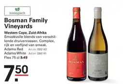 Sligro Bosman Family Vineyards aanbieding