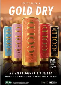 Sligro Gold Dry aanbieding