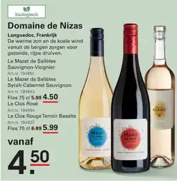 Sligro Domaine de Nizas aanbieding