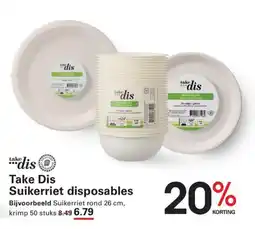 Sligro Take dis suikerriet disposables aanbieding