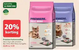 Maxi Zoo Premiere kattenvoeding aanbieding
