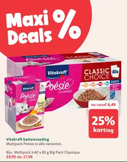 Maxi Zoo Vitakraft Poésie aanbieding