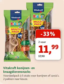Maxi Zoo Vitakraft kräcker multi pack aanbieding