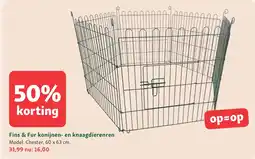 Maxi Zoo Fins & Fur konijnen- en knaagdierenren aanbieding