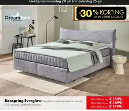 Woonsquare DreamTech Boxspring Everglow aanbieding