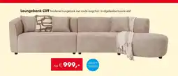 Woonsquare Loungebank Cliff aanbieding