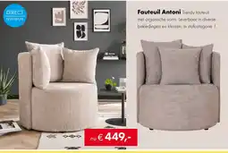 Woonsquare Fauteuil Antoni aanbieding