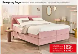 Woonsquare Boxspring Saga aanbieding
