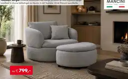 Woonsquare Mancini fauteuil Sergio aanbieding