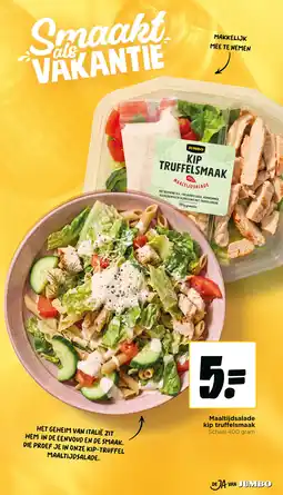 Jumbo Maaltijdsalade kip truffelsmaak aanbieding