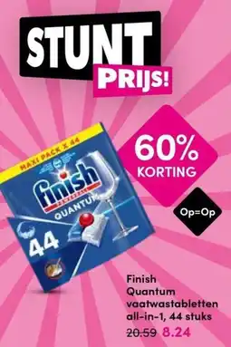 Drogisterij Visser Finish Quantum vaatwastabletten aanbieding