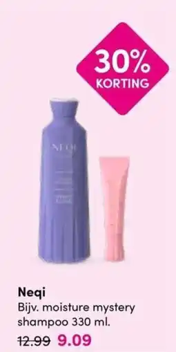 Drogisterij Visser Neqi moisture mystery shampoo aanbieding