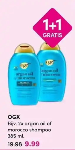 Drogisterij Visser OGX argan oil of morocco shampoo aanbieding