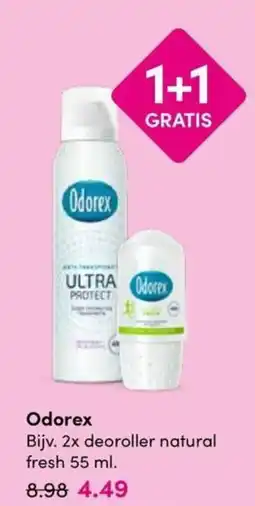 Drogisterij Visser Odorex aanbieding