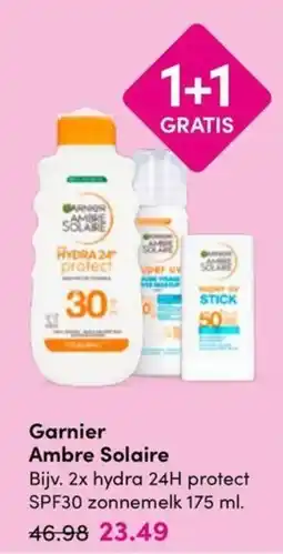 Drogisterij Visser Garnier Ambre Solaire aanbieding