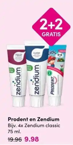 Drogisterij Visser Prodent en Zendium aanbieding