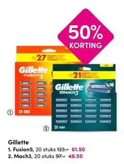 Drogisterij Visser Gillette Fusion5 aanbieding