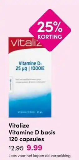 Drogisterij Visser Vitalize Vitamine D basis aanbieding