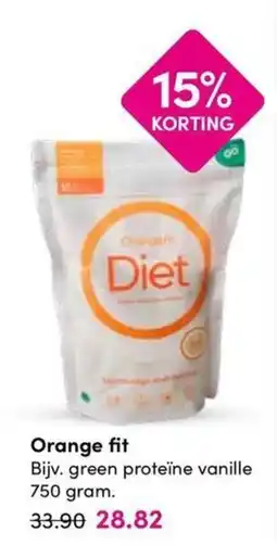 Drogisterij Visser Orange fit Diet aanbieding