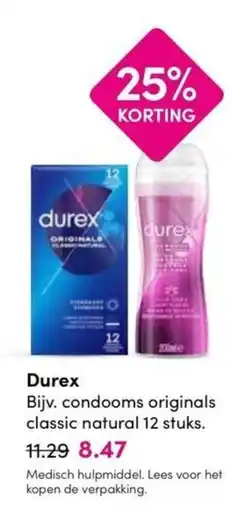 Drogisterij Visser Durex originals classic natural aanbieding