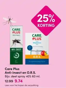 Drogisterij Visser Care Plus Anti-insect en O.R.S. aanbieding
