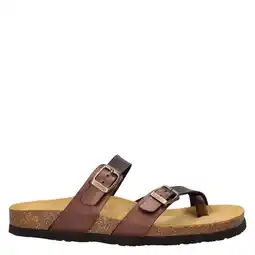 Wehkamp Nelson slippers bruin aanbieding