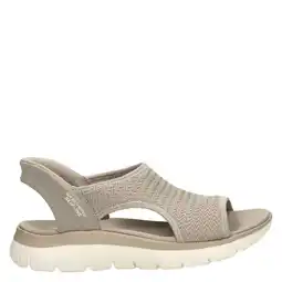 Wehkamp Skechers Hands Free Slip-Ins Summits sandalen taupe aanbieding