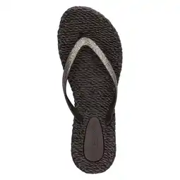 Wehkamp Ilse Jacobsen Cheerful teenslippers met glitters bruin aanbieding