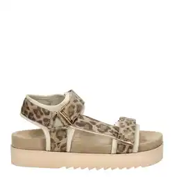 Wehkamp Maruti sandalen met panterprint beige aanbieding