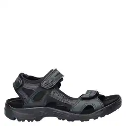Wehkamp Ecco Off-Road suede sandalen chunky zwart aanbieding