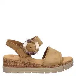 Wehkamp Gabor suède sandalen cognac aanbieding