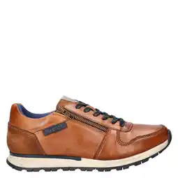 Wehkamp Bugatti leren sneakers cognac aanbieding