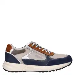 Wehkamp Australian Hawker suède sneakers blauw/lichtgrijs aanbieding