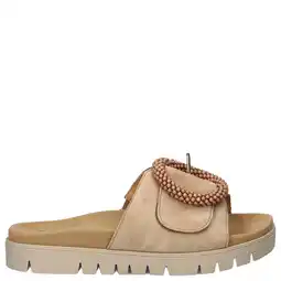 Wehkamp Gabor suède slippers beige aanbieding