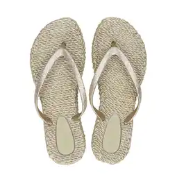 Wehkamp Ilse Jacobsen Cheerful teenslippers goud aanbieding