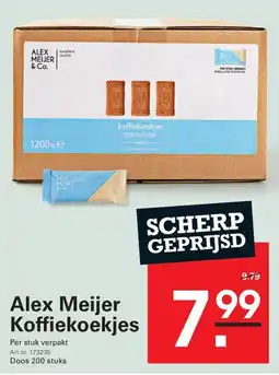 Sligro Alex Meijer Koffiekoekjes aanbieding