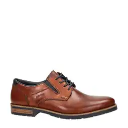Wehkamp Rieker leren veterschoenen cognac aanbieding