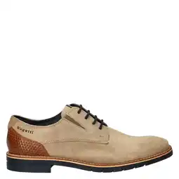 Wehkamp Bugatti suède veterschoenen beige aanbieding