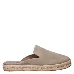 Wehkamp Toms Santiago Mule suède espadrilles taupe aanbieding