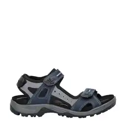 Wehkamp Ecco nubuck outdoor sandalen blauw aanbieding