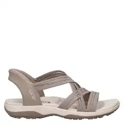 Wehkamp Skechers Hands Free Slip-Ins Reggae Slim sandalen taupe aanbieding