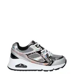 Wehkamp Skechers Uno Gen 1 chunky sneakers zilver aanbieding